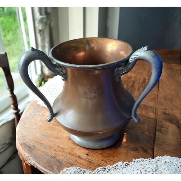 Vintage Other - Vintage c. 1905 Manning & Bowman Co. Copper Loving cup